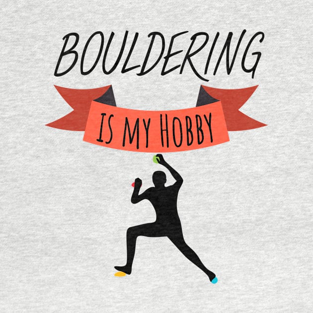 Bouldering is my hobby men by maxcode